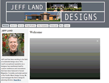 Tablet Screenshot of jefflanddesigns.com